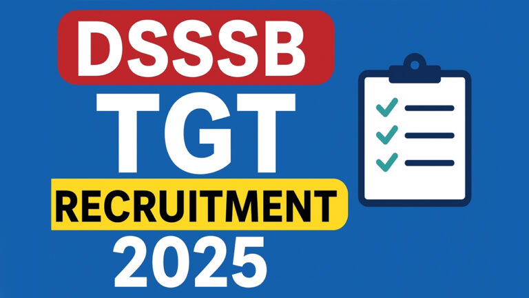 DSSSB TGT Recruitment